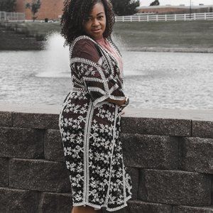 Black Lace Cover Up
